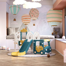 Load image into Gallery viewer, 3-in-1 Kids Toddler Swing and Slide Set Climber Playset Swing & Slide Living and Home Yellow and Blue