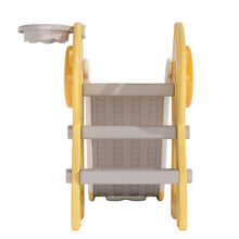 Load image into Gallery viewer, Toddler Slide with Basketball Hoop for Indoor Outdoor Swing & Slide Living and Home