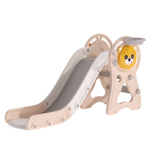 Load image into Gallery viewer, Toddler Slide with Basketball Hoop for Indoor Outdoor Swing & Slide Living and Home