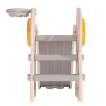 Load image into Gallery viewer, Toddler Slide with Basketball Hoop for Indoor Outdoor Swing & Slide Living and Home