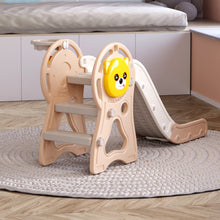 Load image into Gallery viewer, Toddler Slide with Basketball Hoop for Indoor Outdoor Swing & Slide Living and Home