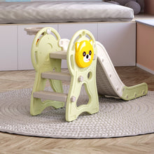 Load image into Gallery viewer, Toddler Slide with Basketball Hoop for Indoor Outdoor Swing & Slide Living and Home