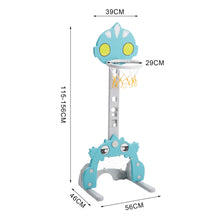 Load image into Gallery viewer, 2-in-1 Adjustable Kids Basketball Hoop with Football Goal Kids Basketball Hoops Living and Home