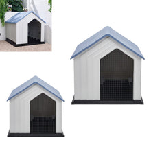 Load image into Gallery viewer, Small Blue Plastic Pet House with Iron Door Living and Home