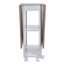Load image into Gallery viewer, Versatile Expandable Dining Table Set, Drop-Leaf Table with Storage Shelves and Wheels Living and Home