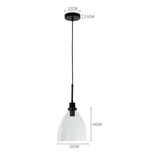 Load image into Gallery viewer, Modern Style Glass Single Light Pendant Light Pendant Lights Living and Home