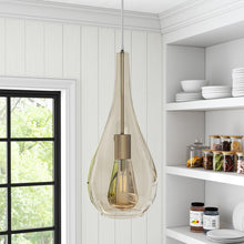 Load image into Gallery viewer, Droplet Glass 1 Head Pendant Light Fixture