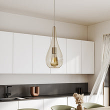 Load image into Gallery viewer, Droplet Glass 1 Head Pendant Light Fixture
