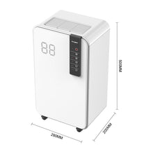Load image into Gallery viewer, WiFi 16L LED Screen Display Dehumidifier with Wheels Dehumidifiers Living and Home