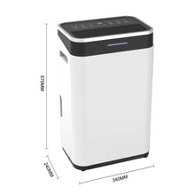 Load image into Gallery viewer, WiFi 20L White Dehumidifier with Wheels Timer function Dehumidifiers Living and Home