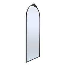 Load image into Gallery viewer, Vintage-Inspired Black Metal Framed Accent Mirror