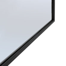 Load image into Gallery viewer, Vintage-Inspired Black Metal Framed Accent Mirror