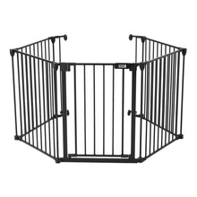 Load image into Gallery viewer, Black Foldable 5/6 Panels Metal Pet Playpen Pet Playpens Living and Home