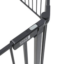 Load image into Gallery viewer, Black Foldable 5/6 Panels Metal Pet Playpen Pet Playpens Living and Home