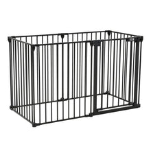 Load image into Gallery viewer, Black Foldable 5/6 Panels Metal Pet Playpen Pet Playpens Living and Home