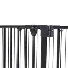 Load image into Gallery viewer, Black Foldable 5/6 Panels Metal Pet Playpen Pet Playpens Living and Home