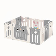Load image into Gallery viewer, Owl Playpen with Crawling Mat and Ocean Balls Living and Home