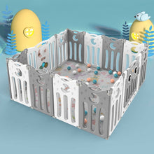Load image into Gallery viewer, Owl Playpen with Crawling Mat and Ocean Balls Living and Home