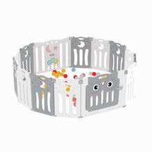 Load image into Gallery viewer, Owl Playpen with Crawling Mat and Ocean Balls Living and Home