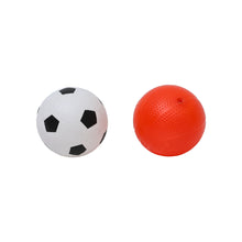 Load image into Gallery viewer, 4 in 1 Soccer Basketball Building Block Play Centre with Golf for Kids