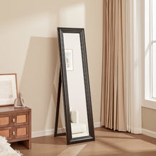 Load image into Gallery viewer, 150cm H Full Length Mirror Classic Wood Beveled Floor Mirror Full Length Mirrors Living and Home