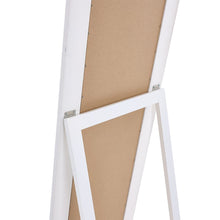 Load image into Gallery viewer, 150cm H Modern White Framed Full Length Mirror Wood Beveled Floor Mirror Full Length Mirrors Living and Home