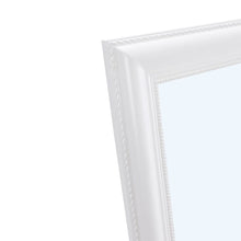 Load image into Gallery viewer, 150cm H Modern White Framed Full Length Mirror Wood Beveled Floor Mirror Full Length Mirrors Living and Home