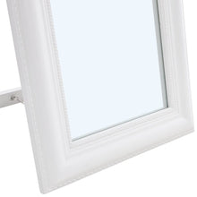 Load image into Gallery viewer, 150cm H Modern White Framed Full Length Mirror Wood Beveled Floor Mirror Full Length Mirrors Living and Home