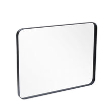 Load image into Gallery viewer, 122cm W Aluminum Frame Bathroom Vanity Wall Mirror with Rounded Corner Bathroom Mirrors Living and Home
