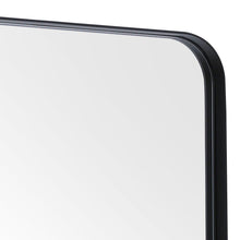 Load image into Gallery viewer, 122cm W Aluminum Frame Bathroom Vanity Wall Mirror with Rounded Corner Bathroom Mirrors Living and Home