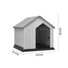Load image into Gallery viewer, Waterproof Plastic Dog House Pet Kennel with Door Dog Houses Living and Home
