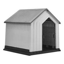 Load image into Gallery viewer, Waterproof Plastic Dog House Pet Kennel with Door Dog Houses Living and Home