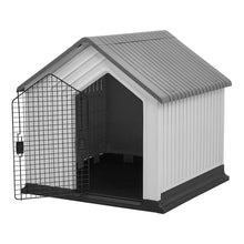 Load image into Gallery viewer, Waterproof Plastic Dog House Pet Kennel with Door Dog Houses Living and Home