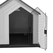 Load image into Gallery viewer, Waterproof Plastic Dog House Pet Kennel with Door Dog Houses Living and Home
