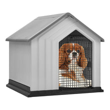 Load image into Gallery viewer, Waterproof Plastic Dog House Pet Kennel with Door Dog Houses Living and Home