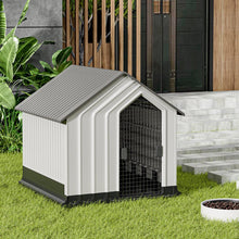 Load image into Gallery viewer, Waterproof Plastic Dog House Pet Kennel with Door Dog Houses Living and Home