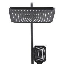 Load image into Gallery viewer, 3ft H Thermostatic Shower Set with High-Pressure Spray Gun Shower Systems Living and Home Black