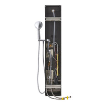 Load image into Gallery viewer, 4 in 1 Adjustable Stainless Steel Shower Panel System with Body Massage Jets and Handle Shower Systems Living and Home