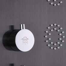 Load image into Gallery viewer, 4 in 1 Adjustable Stainless Steel Shower Panel System with Body Massage Jets and Handle Shower Systems Living and Home