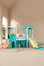Load image into Gallery viewer, Toddlers Slide and Climber with Balls and Ring Toss