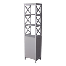 Load image into Gallery viewer, Freestanding Wooden Bathroom Tall Cabinet