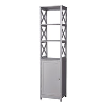Load image into Gallery viewer, Freestanding Wooden Bathroom Tall Cabinet