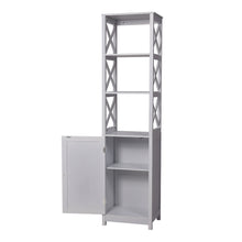 Load image into Gallery viewer, Freestanding Wooden Bathroom Tall Cabinet