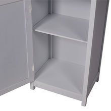 Load image into Gallery viewer, Freestanding Wooden Bathroom Tall Cabinet