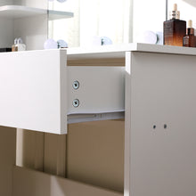 Load image into Gallery viewer, Modern Hollywood Vanity Desk with Lighted Mirror