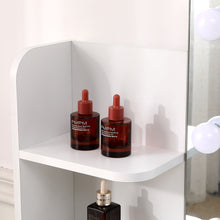Load image into Gallery viewer, Modern Hollywood Vanity Desk with Lighted Mirror