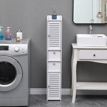 Load image into Gallery viewer, Freestanding Wooden Tall Bathroom Storage Cabinet Living and Home