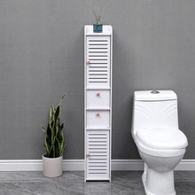 Load image into Gallery viewer, Freestanding Wooden Tall Bathroom Storage Cabinet Living and Home