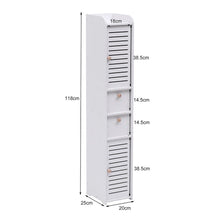 Load image into Gallery viewer, Freestanding Wooden Tall Bathroom Storage Cabinet Living and Home