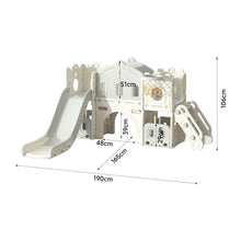 Load image into Gallery viewer, Eco-Friendly Castle Slide with Frame and Ball Living and Home